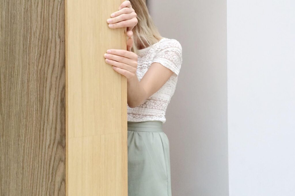 Girl Inside The Door